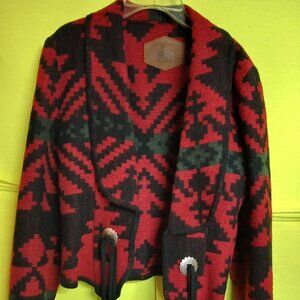 Vintage 80's Woolrich Sweater with Fringe, Hip, Retro, Cool. Comfy